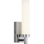 Coles Color-Select Wall Sconce - Chrome / White Acrylic