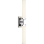 Coles Color-Select Bathroom Vanity Light - Chrome / White Acrylic
