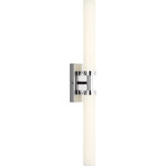Coles Color-Select Bathroom Vanity Light - Chrome / White Acrylic