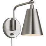 Drae Task Wall Sconce - Burnished Nickel