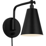 Drae Task Wall Sconce - Midnight Black