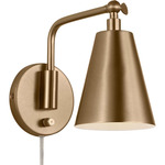 Drae Task Wall Sconce - Satin Brass