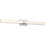 Fentress Color-Select Bathroom Vanity Light - Chrome / White Acrylic