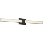 Fentress Color-Select Bathroom Vanity Light - Midnight Black / White Acrylic