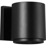 Huntwick Round Outdoor Wall Light - Textured Black