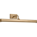 Loxen Picture Light - Satin Brass / White Acrylic
