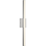 Marque Color-Select Bathroom Vanity Light - Brushed Nickel / White