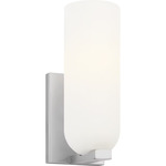 Neblina Wall Sconce - Chrome / Etched White