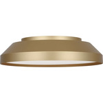 Nevado Outdoor Color-Select Ceiling Light - Satin Brass / White Acrylic