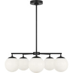 Nube Chandelier - Midnight Black / Milk