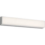Panna Color-Select Bathroom Vanity Light - Chrome / White Acrylic