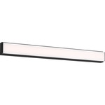 Panna Color-Select Bathroom Vanity Light - Midnight Black / White Acrylic