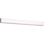 Panna Color-Select Bathroom Vanity Light - Chrome / White Acrylic