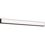 Panna Color-Select Bathroom Vanity Light - Midnight Black / White Acrylic