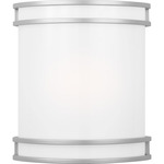 Ravel Outdoor Wall Light - Painted Brushed Steel / White