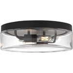 Rhett Transparent Ceiling Light - Midnight Black / Clear