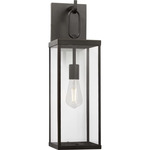 Rox Outdoor Wall Light - Antique Bronze / Clear