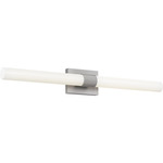 Sarco Color-Select Bathroom Vanity Light - Brushed Nickel / White Acrylic
