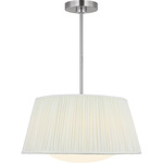 Vilera Pendant - Brushed Nickel / Mushroom