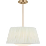 Vilera Pendant - Satin Brass / Mushroom