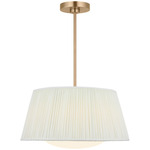 Vilera Pendant - Satin Brass / Mushroom
