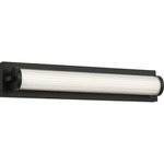 Weston Color-Select Bathroom Vanity Light - Midnight Black / Transparent