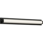 Weston Color-Select Bathroom Vanity Light - Midnight Black / Transparent