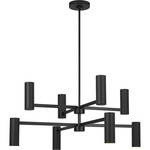 Zentro Chandelier - Midnight Black / Black