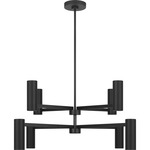 Zentro Chandelier - Midnight Black / Black
