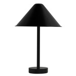Eave Table Lamp - Black / Black Shade
