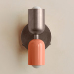 Up Down Wall Sconce - Pewter Canopy / Pewter Upper Shade