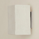 Luca Wall Sconce - Pewter / Stone