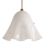 Fazzo Pendant - Pewter / Opaline with Opaline Embellishments