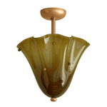 Fazzo Surface Mount - Brass / Pistachio with Pistachio Embellishments