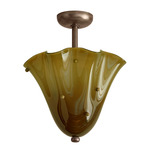 Fazzo Surface Mount - Pewter / Pistachio with Pistachio Embellishments