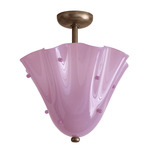 Fazzo Surface Mount - Pewter / Lilac with Lilac Embelleshments