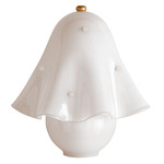 Fazzo Table Lamp - Brass / Opaline with Opaline Embellishments