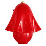 Fazzo Table Lamp - Brass / Poppy with Poppy Embellishments