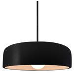 Radiance Spire Stem Hung Pendant - Matte Black / Carbon