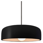 Radiance Spire Stem Hung Pendant - Brushed Nickel / Carbon