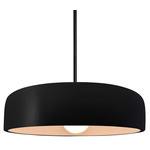 Radiance Spire Stem Hung Pendant - Matte Black / Carbon