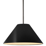 Radiance Avola Stem Hung Pendant - Brushed Nickel / Carbon