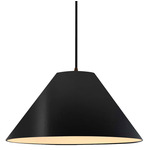 Radiance Avola Black Cord Pendant - Dark Bronze / Carbon