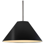 Radiance Avola Stem Hung Pendant - Brushed Nickel / Carbon