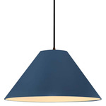 Radiance Avola Black Cord Pendant - Dark Bronze / Midnight Sky