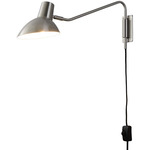 Swing Plug-in Wall Sconce - Satin Nickel / Satin Nickel
