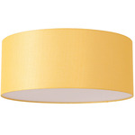 Stretch Ceiling Light - Satin Nickel / Mustard