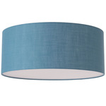Stretch Ceiling Light - Weathered Brass / Turquoise