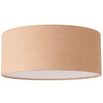 Stretch Ceiling Light - Weathered Brass / Burlap