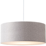 Stretch Pendant - Satin Nickel / Cashmere Grey